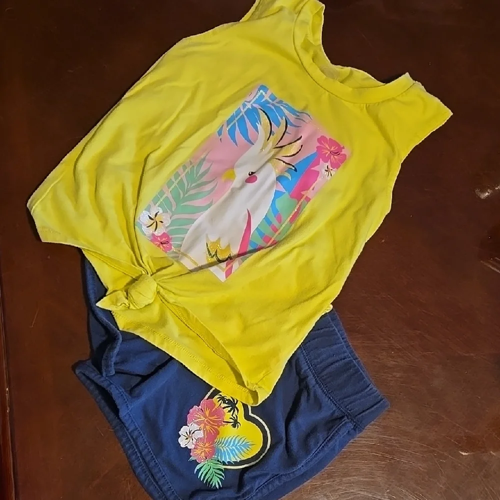 Wonder Nation Parrot Tank Top and Shorts Set